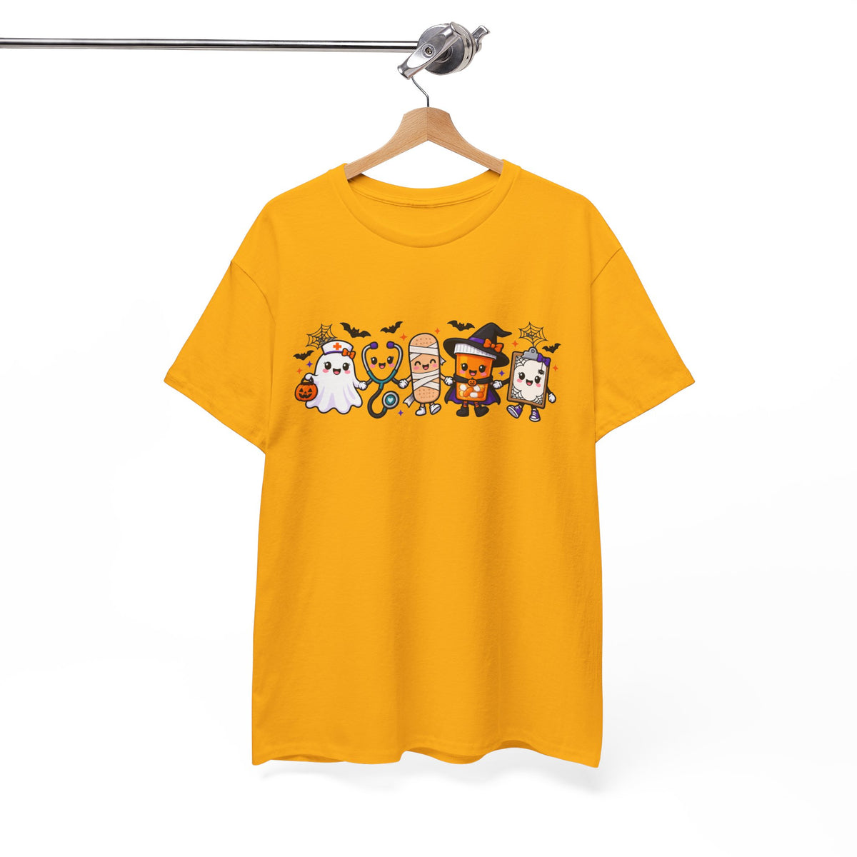 Halloween Candy Characters Tee — Cute Trick-or-Treat Ghosts & Candy Corn Shirt