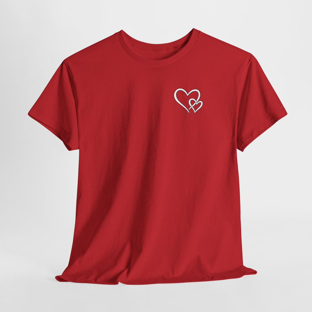 Inspirational Heart T-Shirt – "To the Person Behind Me: You Are Amazing, Beautiful and Enough" Motivational Tee