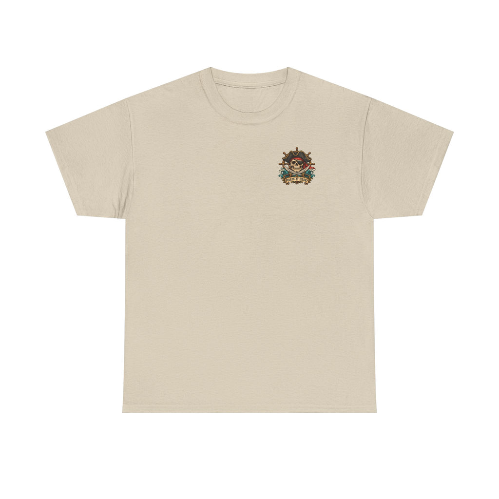 Pirate Skull Tee — "I Was a Pirate" Nautical Skull, Water • Alcohol • Booty • Boats Graphic T‑Shirt