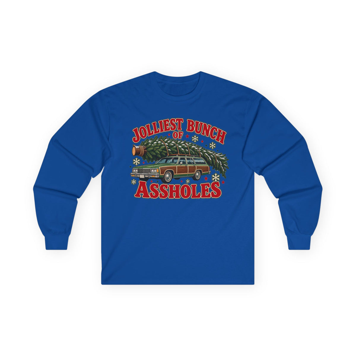 Jolliest Bunch of Assholes Christmas Long Sleeve Tee
