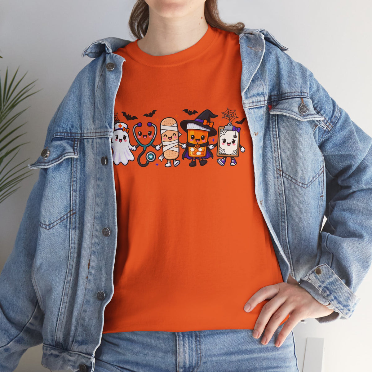 Halloween Candy Characters Tee — Cute Trick-or-Treat Ghosts & Candy Corn Shirt