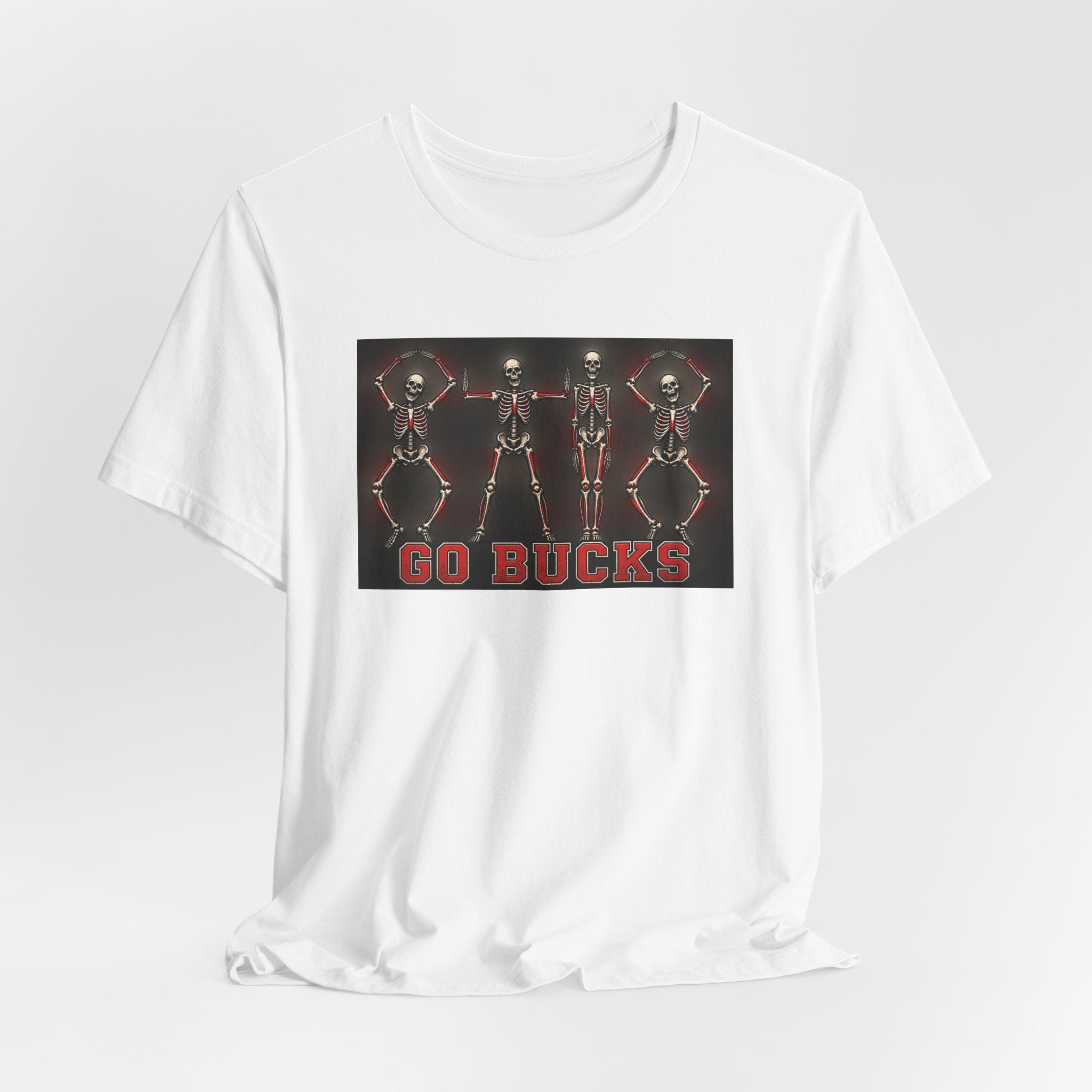 Go Bucks T-Shirt — Dancing Skeletons College Game Day Tee