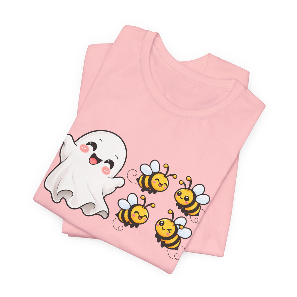 Boo & Bees Halloween Tee – Cute Ghost & Bee Shirt | Spooky Season Must-Have