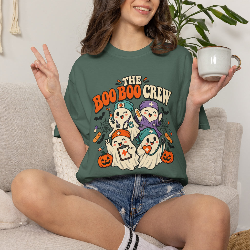 Halloween 'The Boo Boo Crew' Graphic T-Shirt