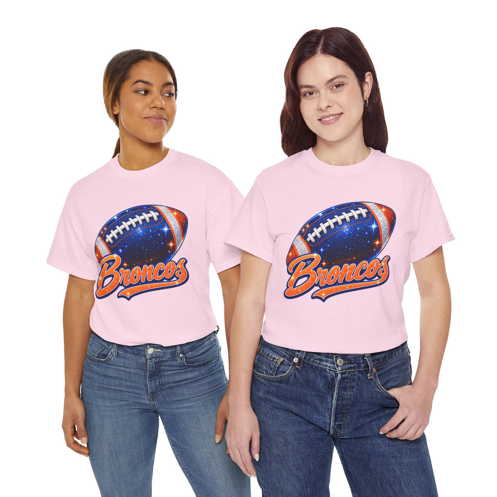 Broncos Football T-Shirt — Galaxy Football Graphic Tee