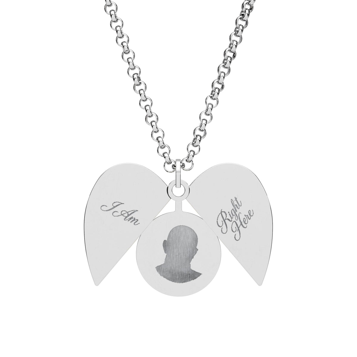 Engravable Hidden Message Heart Necklace — Secret Love Locket Jewelry