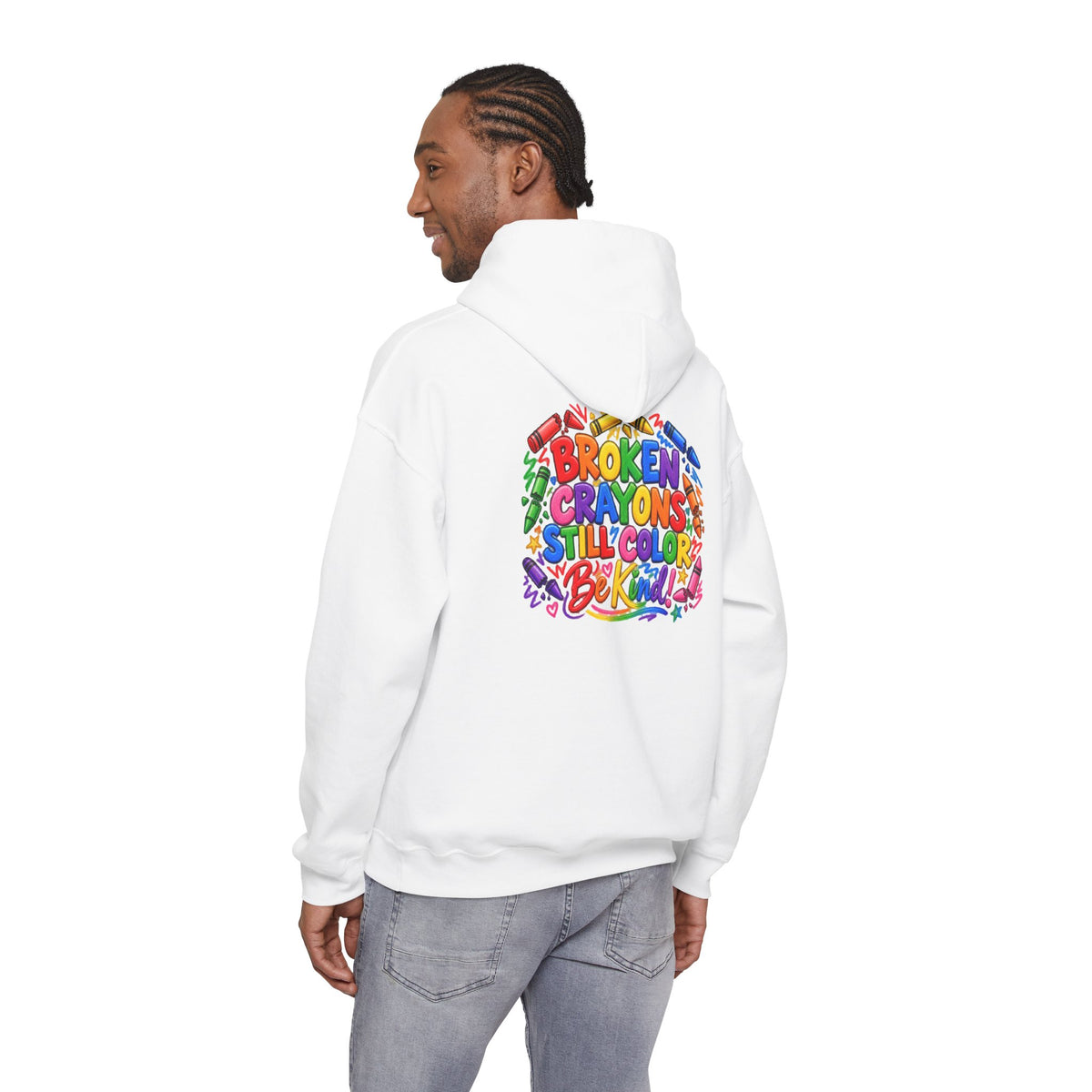 Broken Crayons Still Colorful Rainbow Art Hoodie