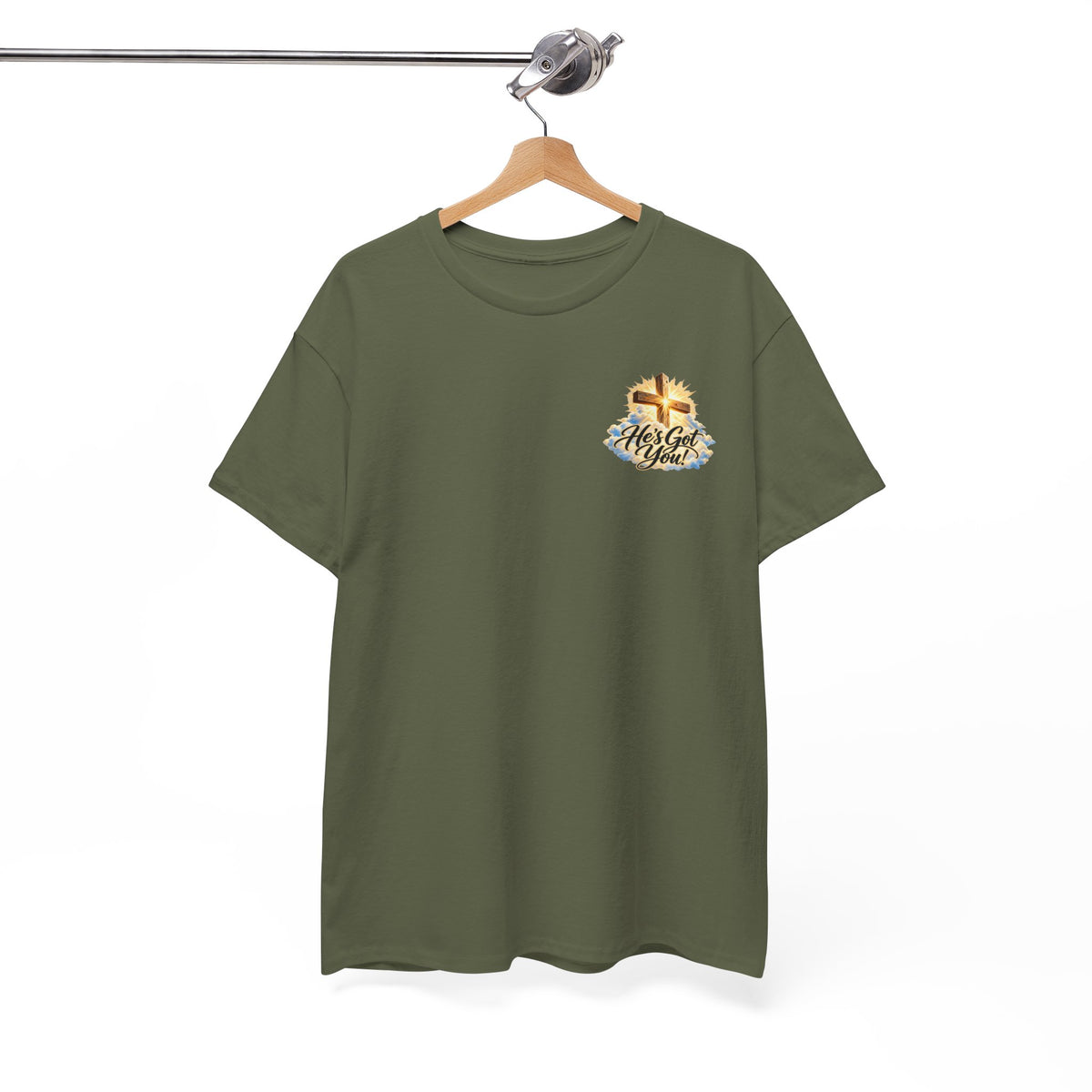 Don't Overthink It He's Got You Tee — Christian Cross Inspirational T‑Shirt