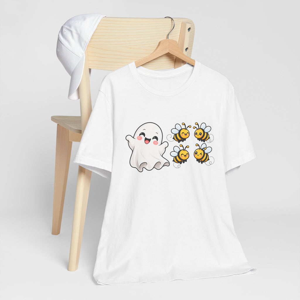 Boo & Bees Halloween Tee – Cute Ghost & Bee Shirt | Spooky Season Must-Have