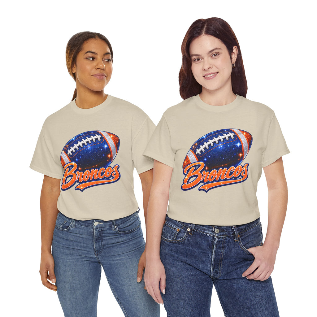 Broncos Football T-Shirt — Galaxy Football Graphic Tee