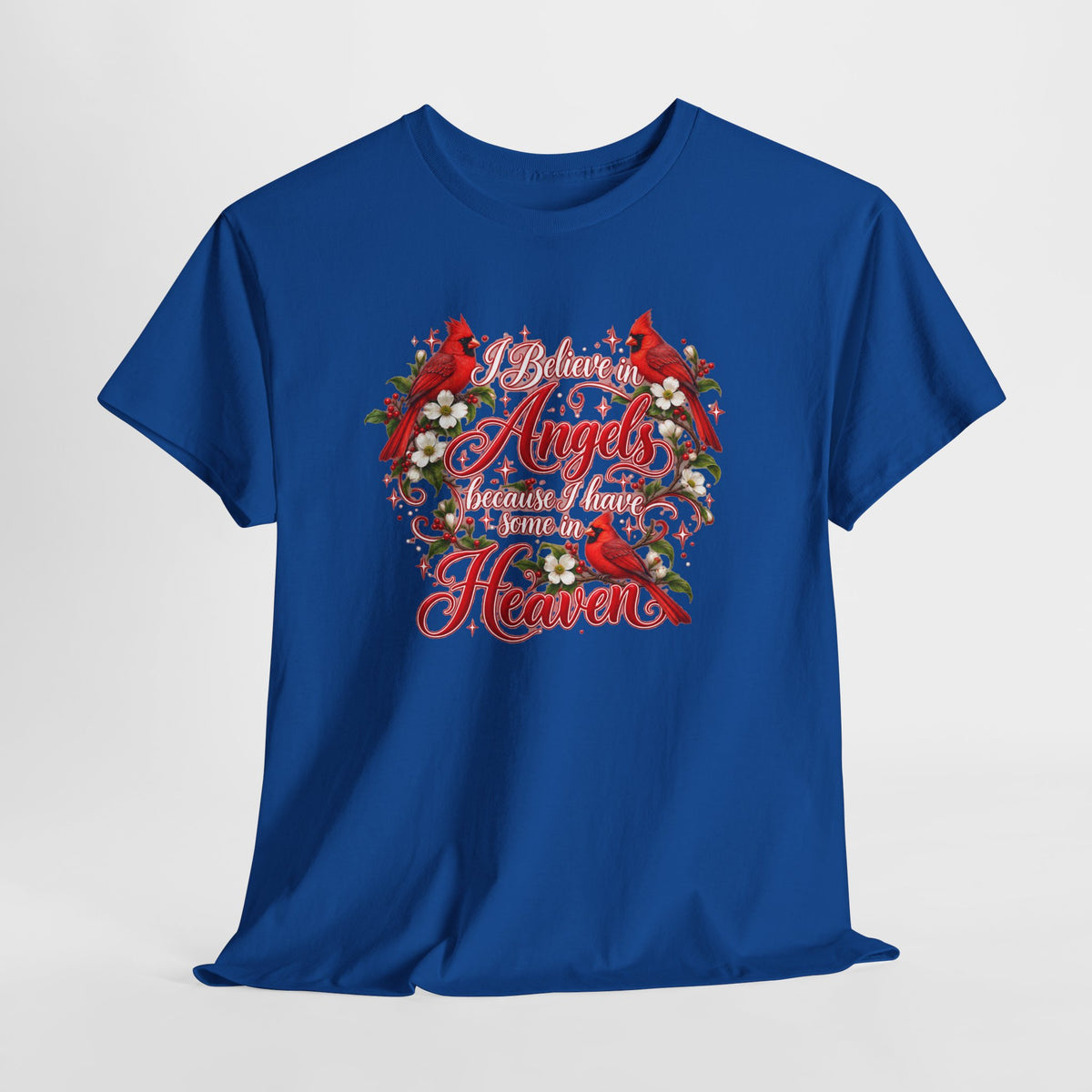 Angels from Heaven Cardinal Christmas T-Shirt