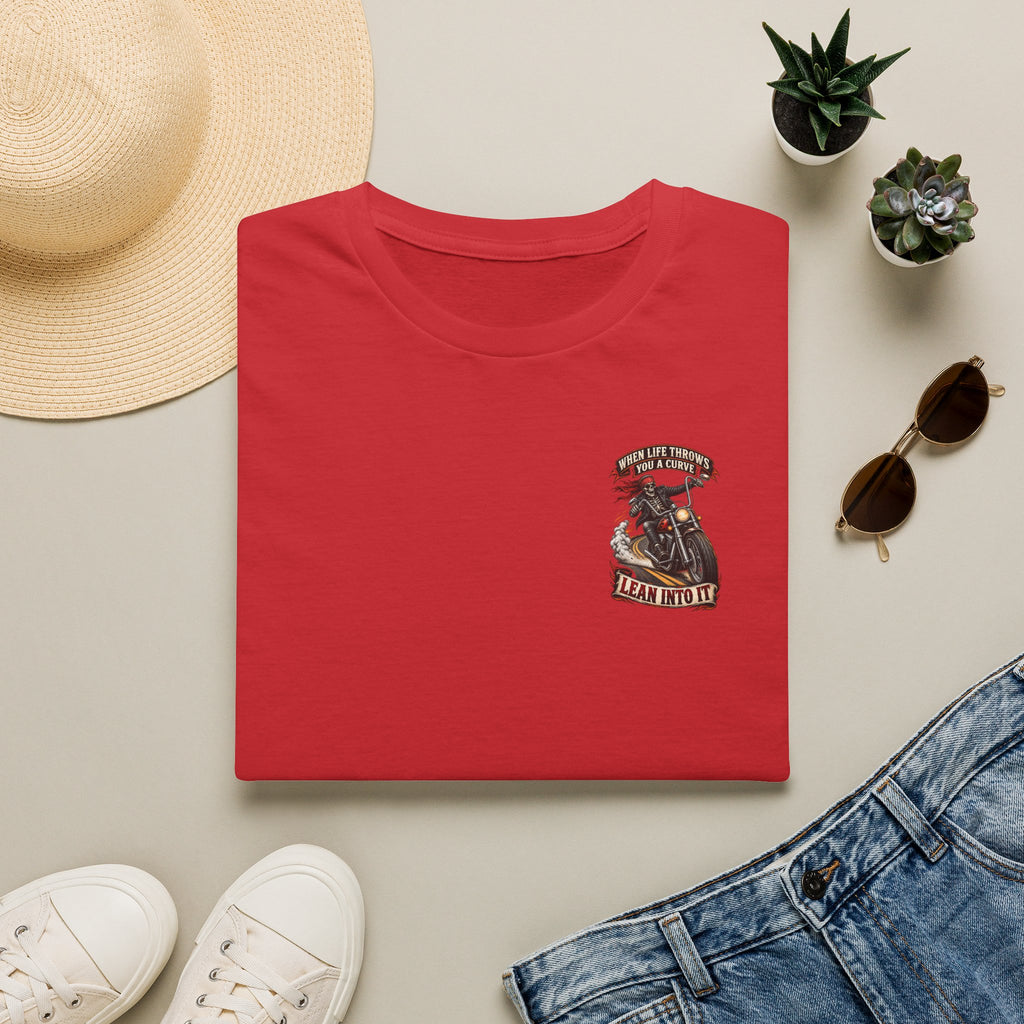 Motorcycle Rider Skull Tee — Born to Ride Graphic T-Shirt