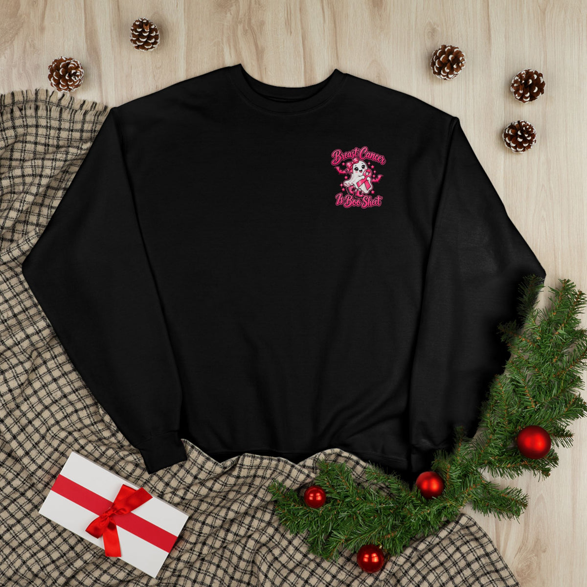 Breast Cancer Awareness Crewneck Sweatshirt – "In October We Wear Pink"