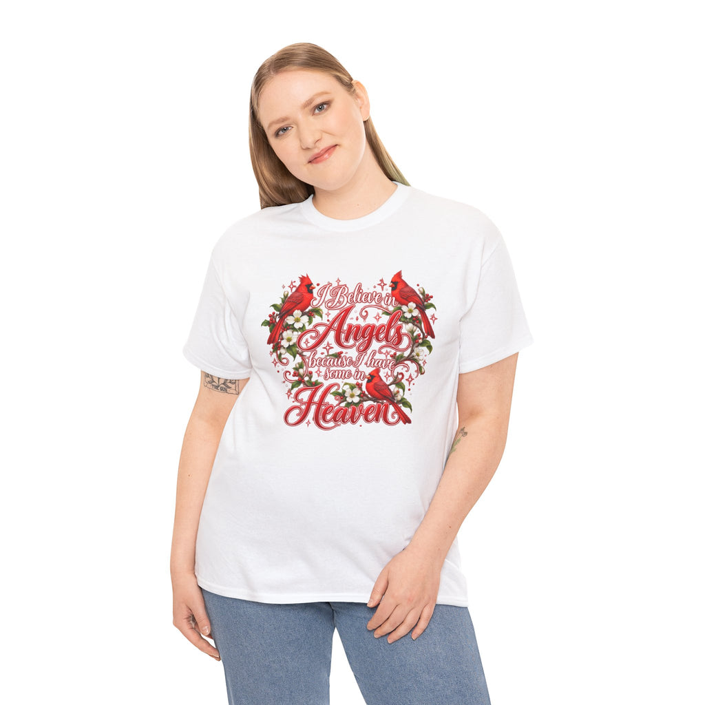 Angels from Heaven Cardinal Christmas T-Shirt