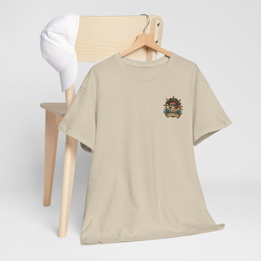 Pirate Skull Tee — "I Was a Pirate" Nautical Skull, Water • Alcohol • Booty • Boats Graphic T‑Shirt