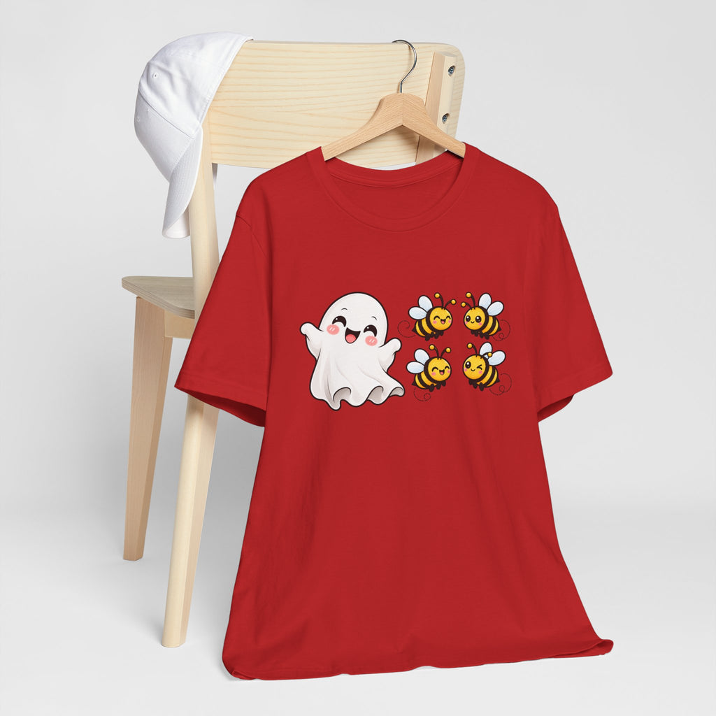 Boo & Bees Halloween Tee – Cute Ghost & Bee Shirt | Spooky Season Must-Have