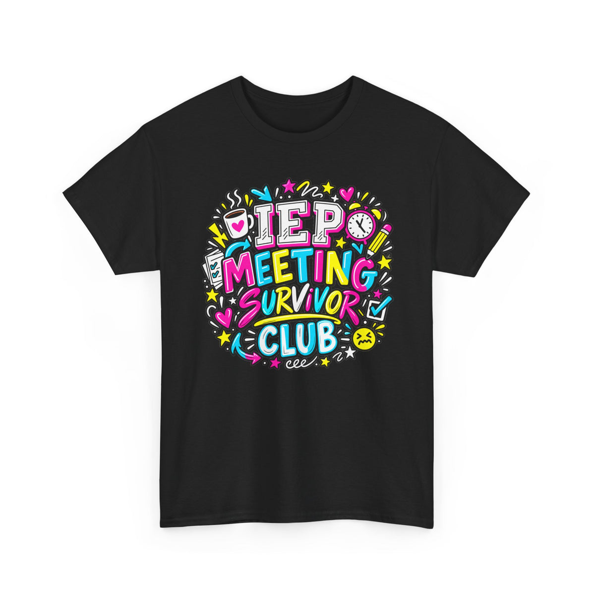 Video Meeting Survivor Club T-Shirt — Funny Remote Work Tee