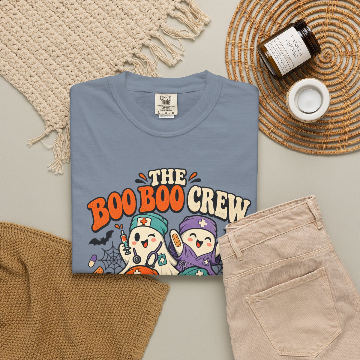 Halloween 'The Boo Boo Crew' Graphic T-Shirt