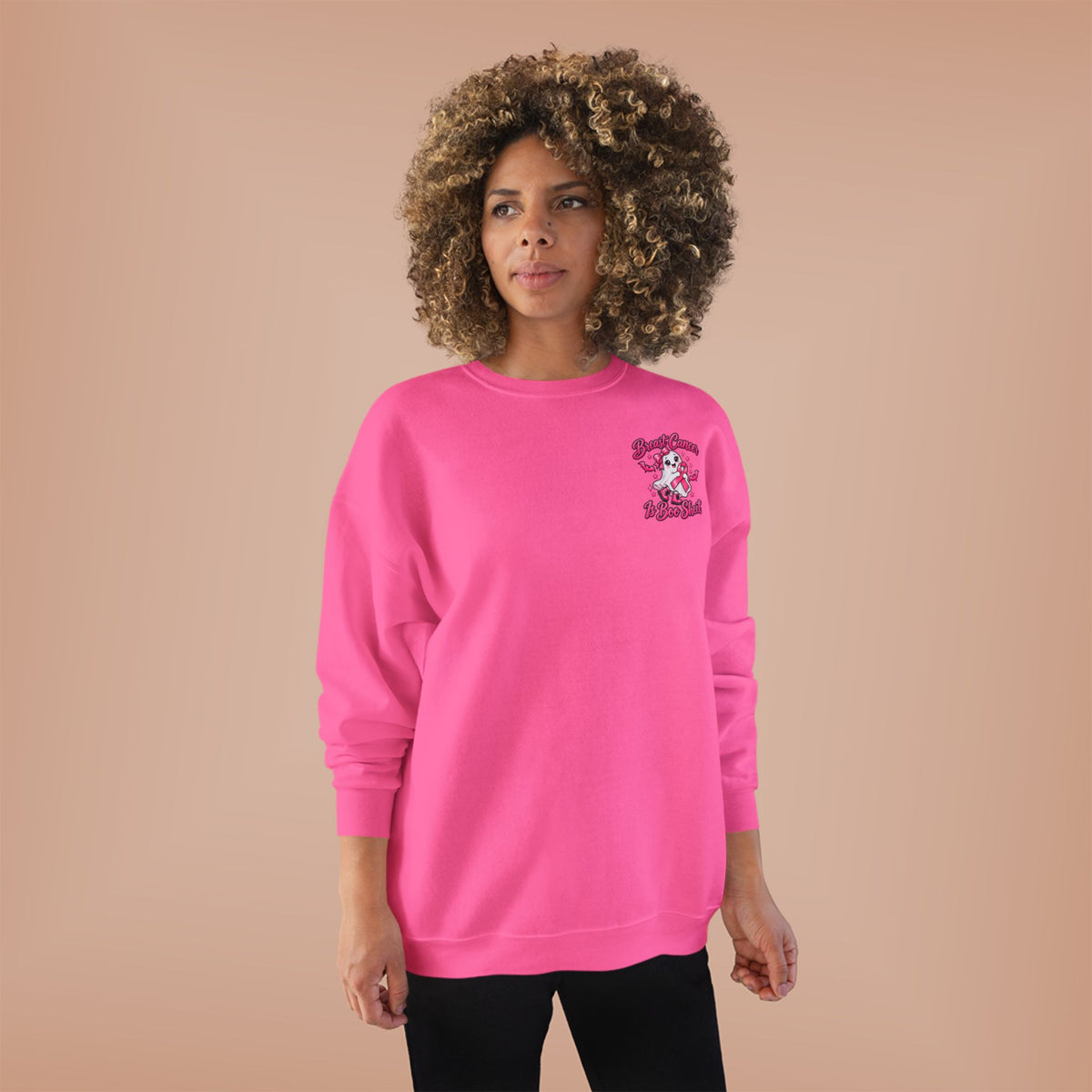 Breast Cancer Awareness Crewneck Sweatshirt – "In October We Wear Pink"