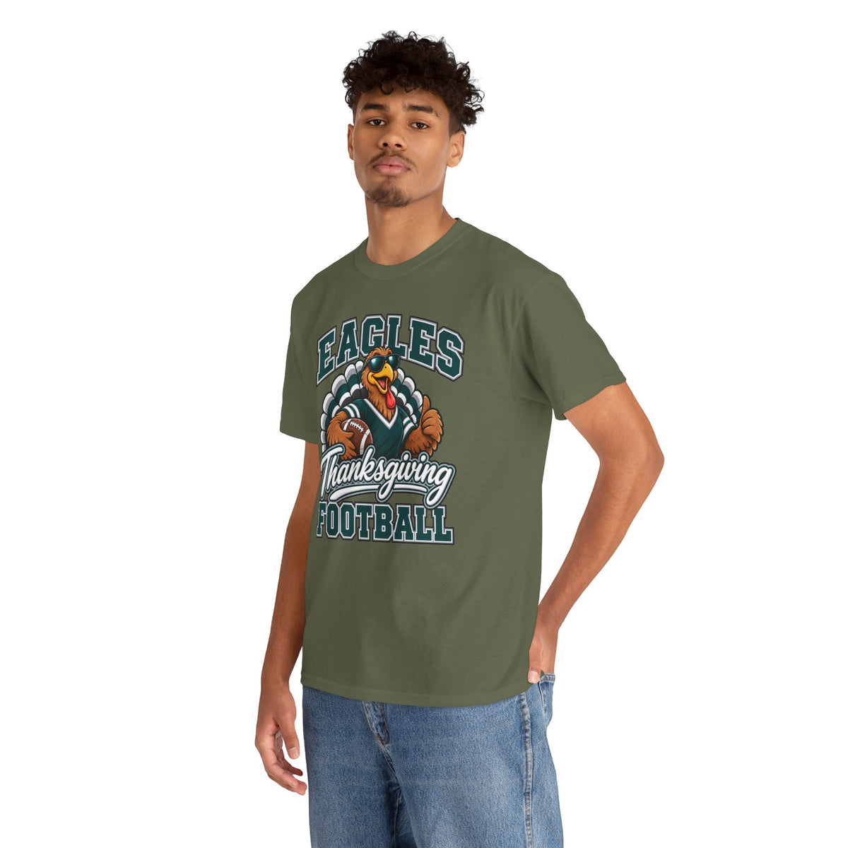 Eagles Thanksgiving Football Tee