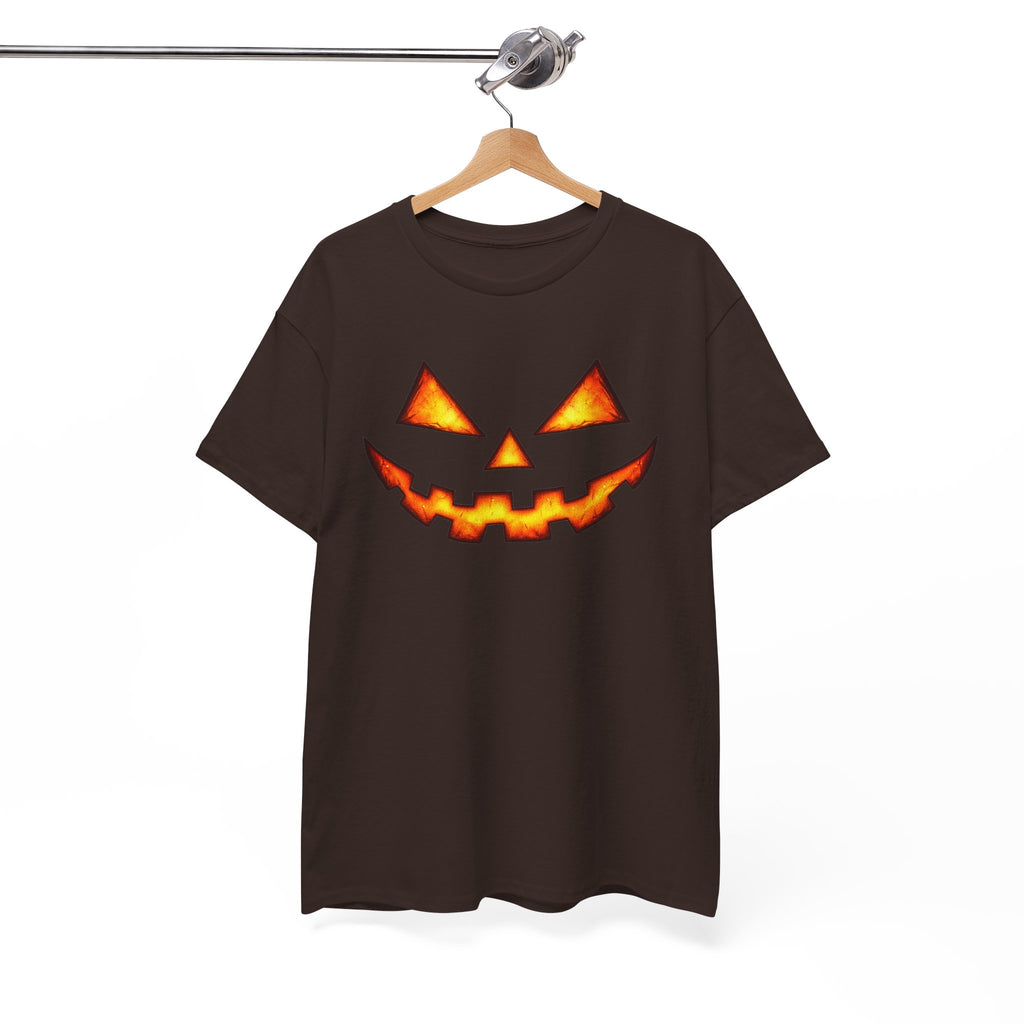 Jack-O'-Lantern Pumpkin Scary Face T-Shirt — Halloween Horror Costume Tee