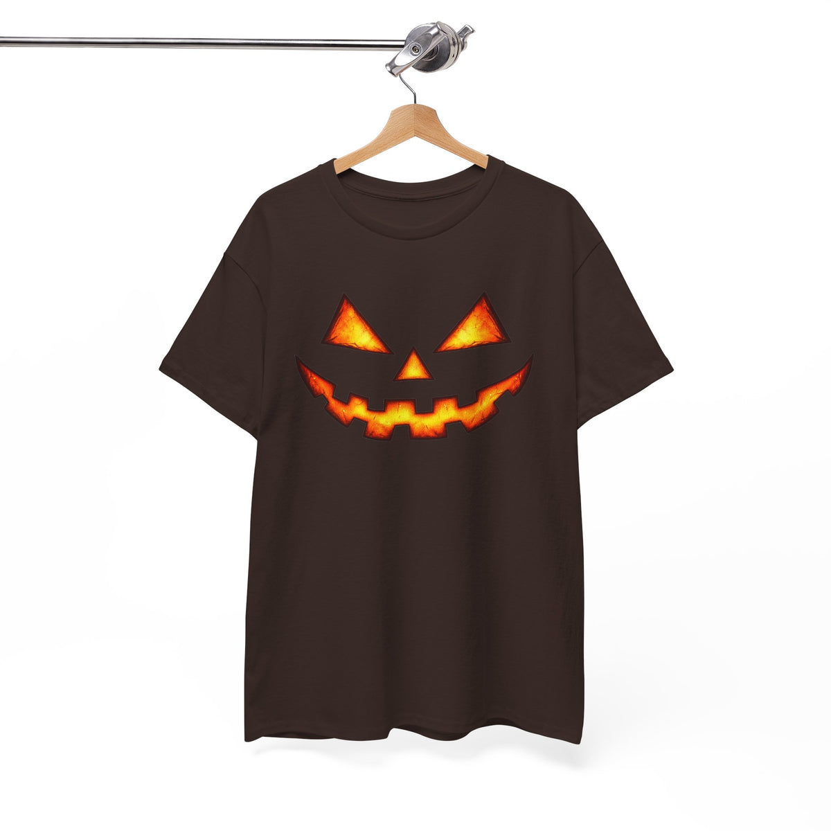 Jack-O'-Lantern Pumpkin Scary Face T-Shirt — Halloween Horror Costume Tee