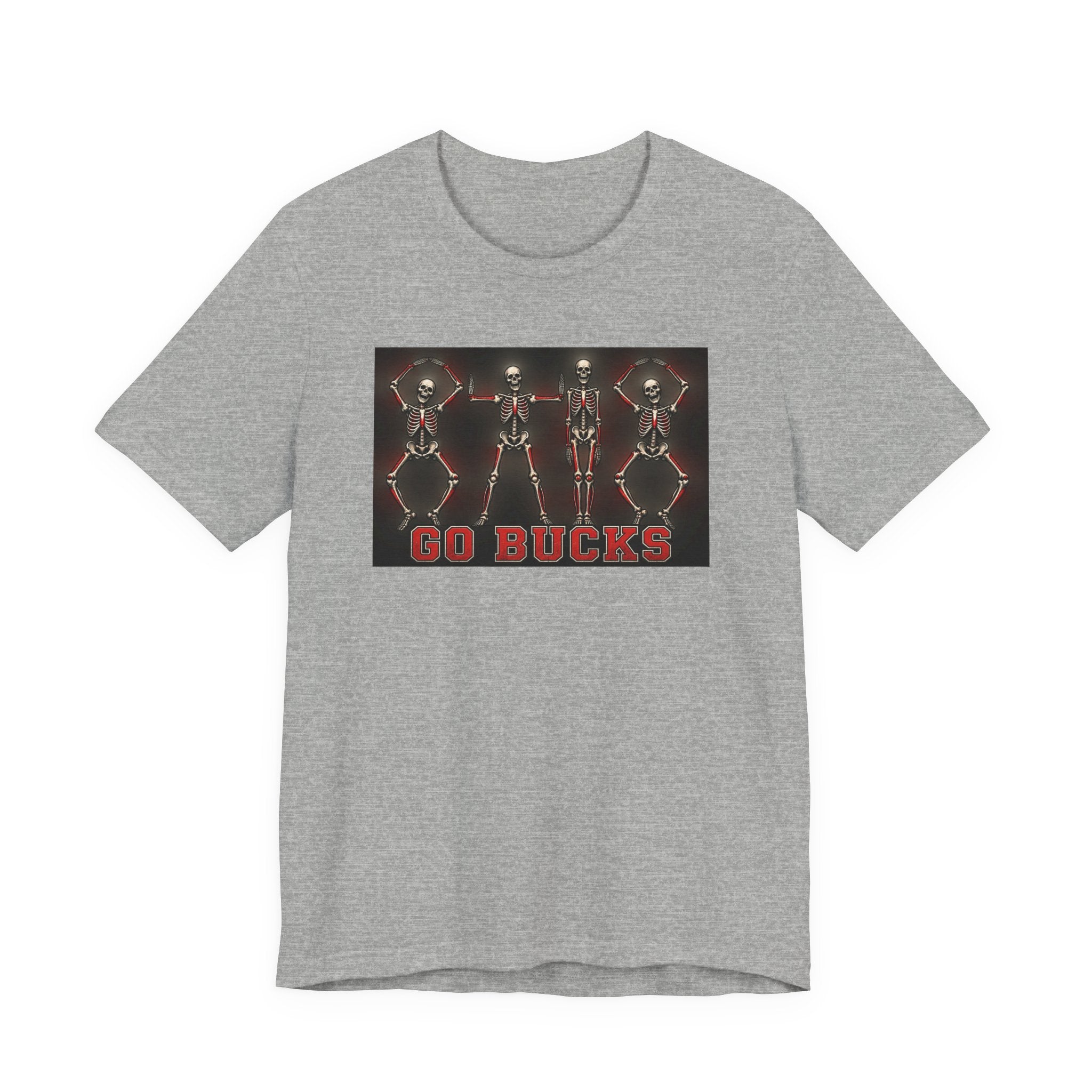 Go Bucks T-Shirt — Dancing Skeletons College Game Day Tee