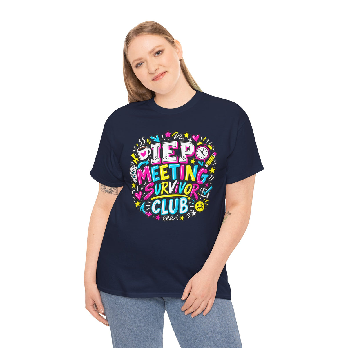 Video Meeting Survivor Club T-Shirt — Funny Remote Work Tee