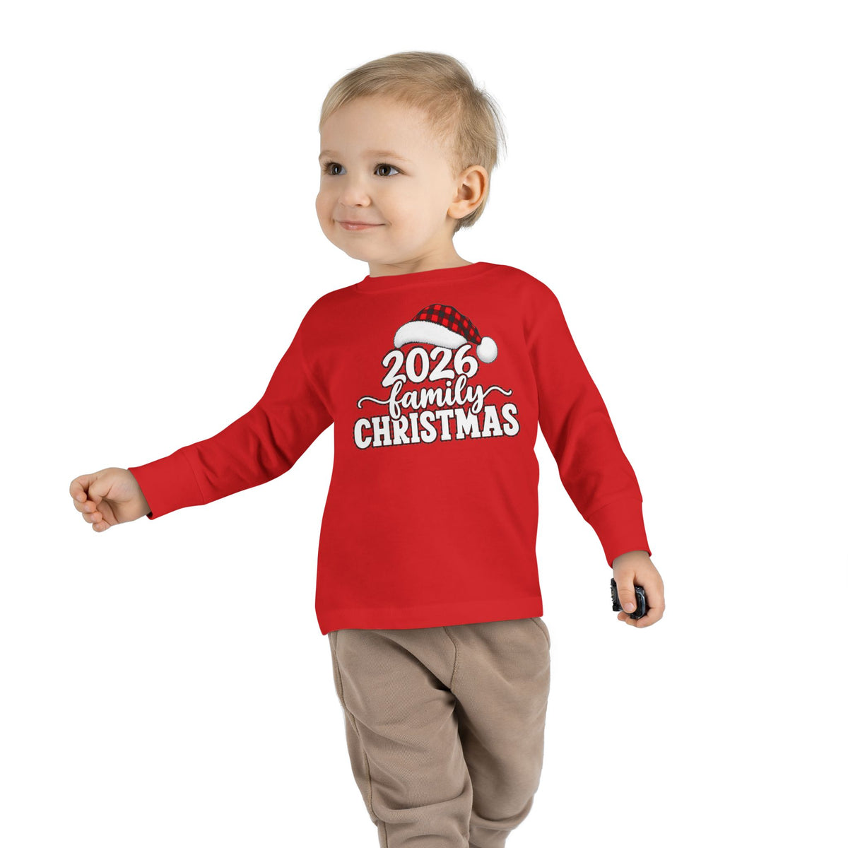 2026 Family Christmas Toddler Long Sleeve Tee