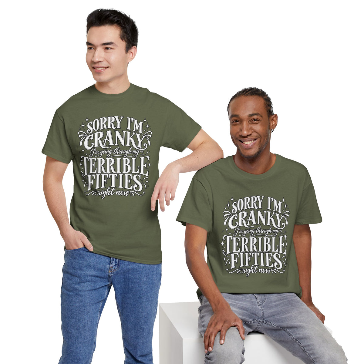 Sorry I'm Cranky—Terrible Fifties Funny Graphic Tee