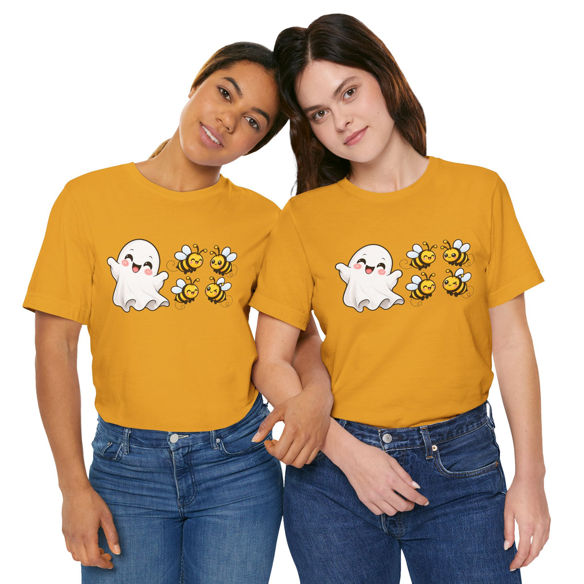 Boo & Bees Halloween Tee – Cute Ghost & Bee Shirt | Spooky Season Must-Have