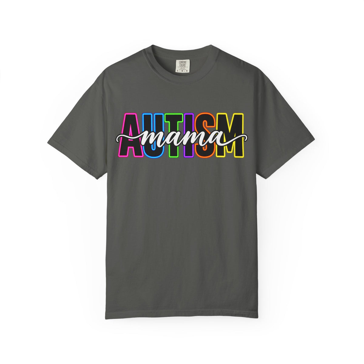 Autism Mama T-Shirt — Colorful Pride Support Tee for Moms