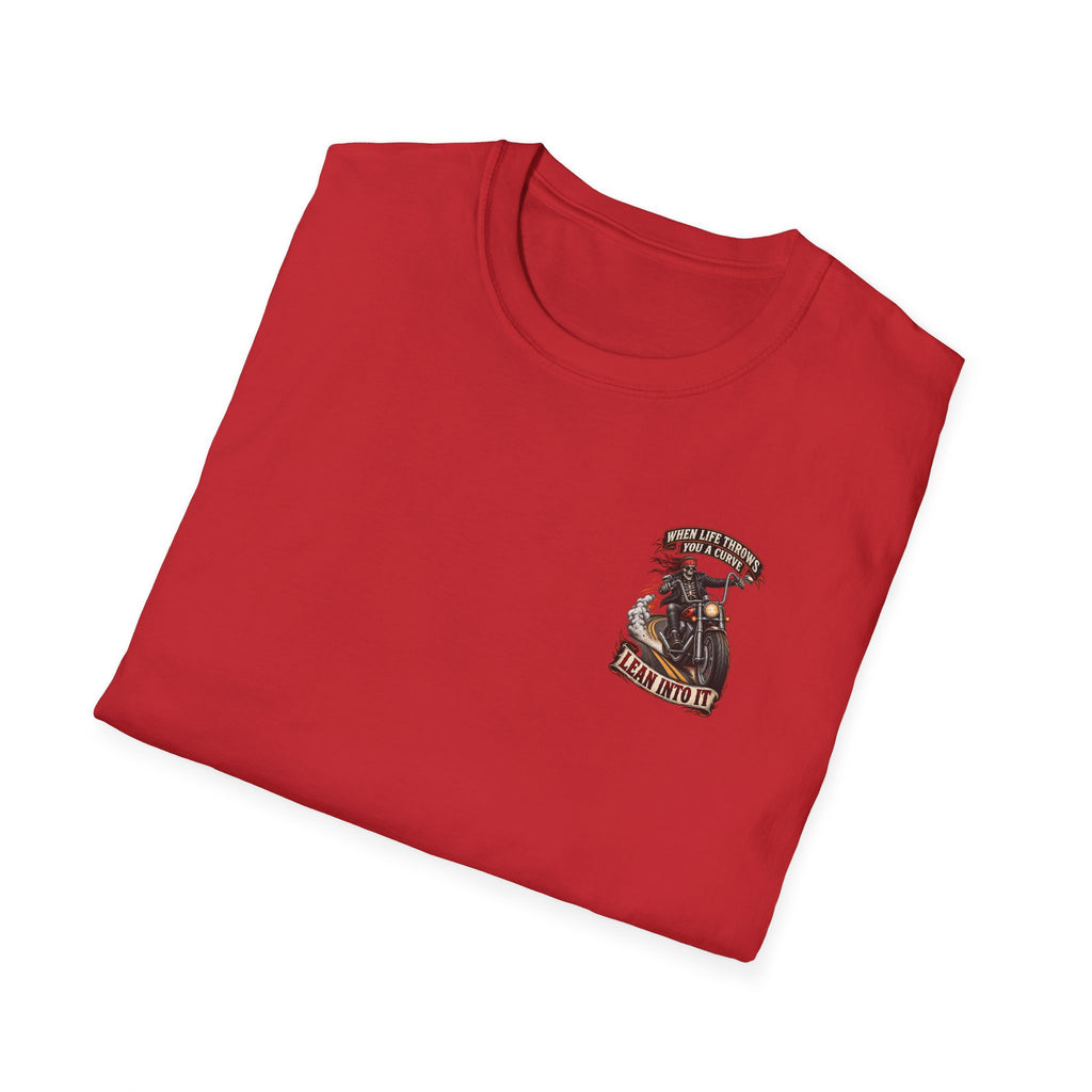 Motorcycle Rider Skull Tee — Born to Ride Graphic T-Shirt