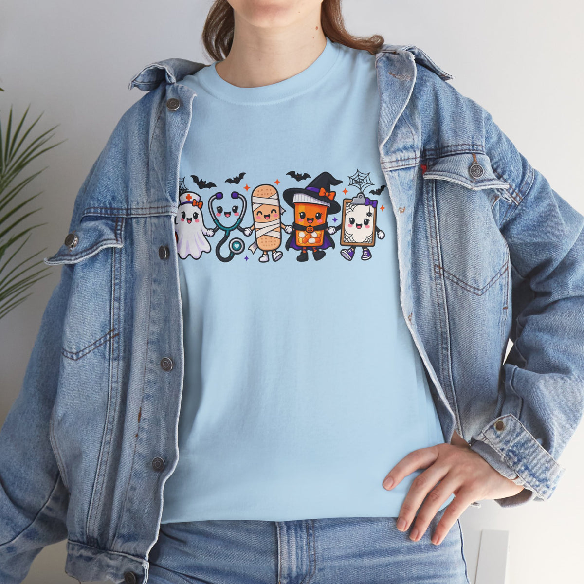Halloween Candy Characters Tee — Cute Trick-or-Treat Ghosts & Candy Corn Shirt