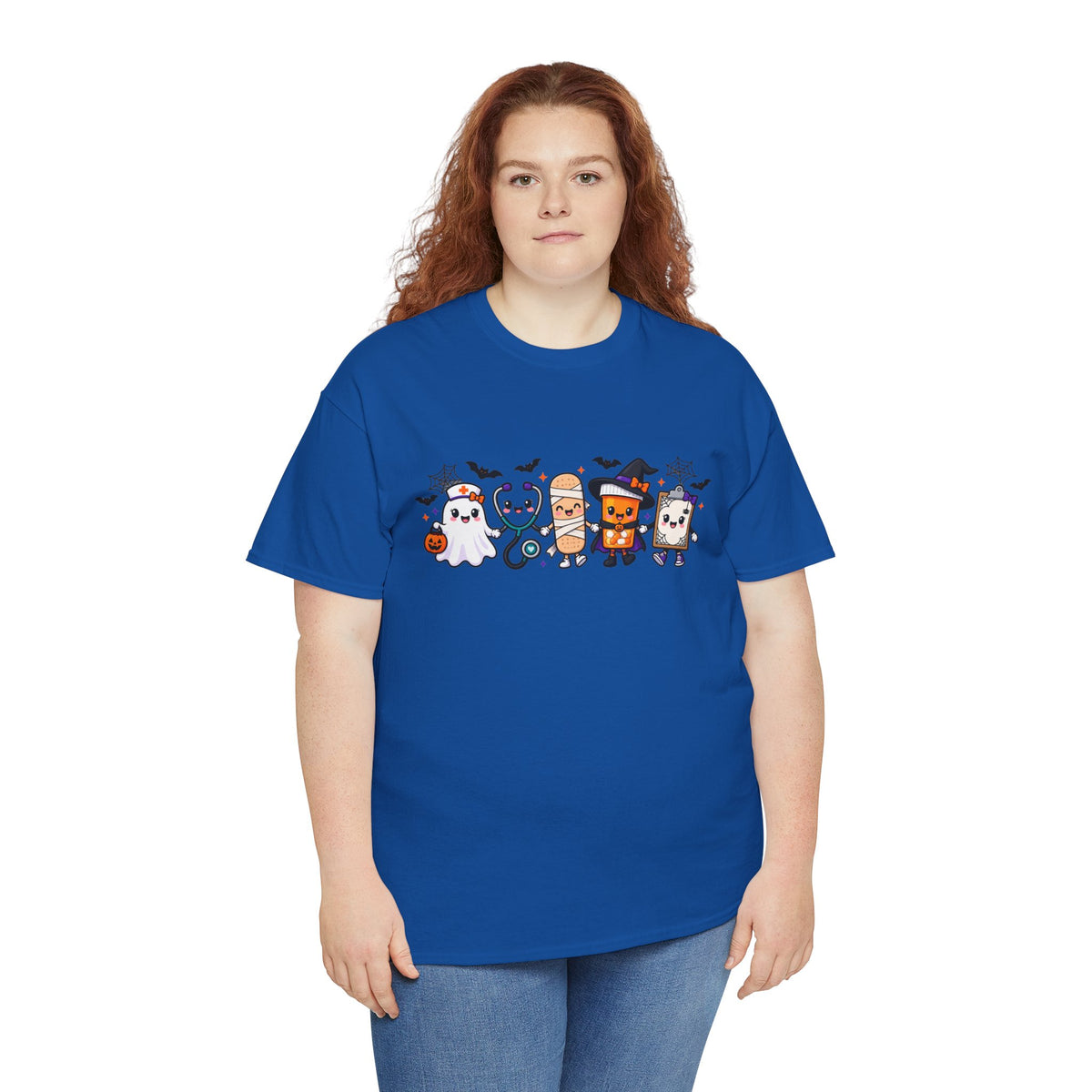 Halloween Candy Characters Tee — Cute Trick-or-Treat Ghosts & Candy Corn Shirt