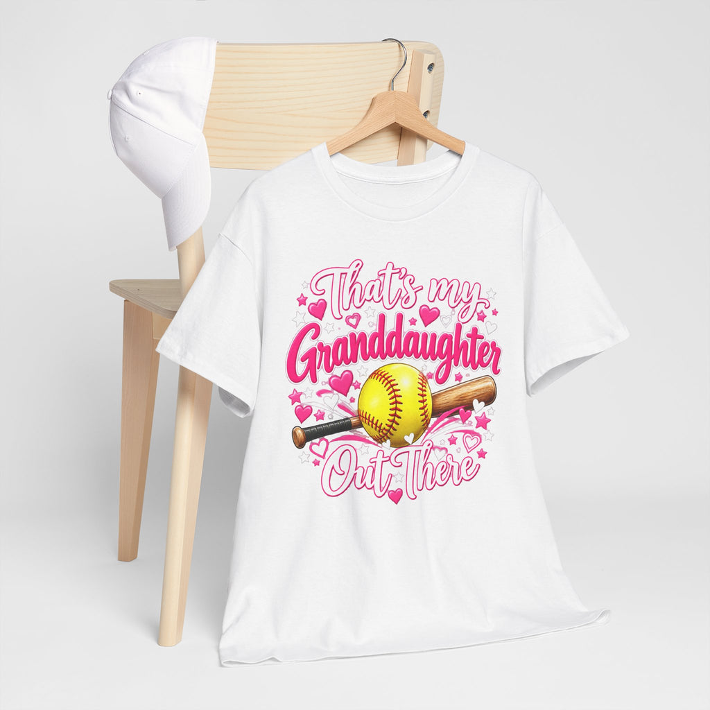 That’s My Granddaughter Out There Softball Grandma T-Shirt