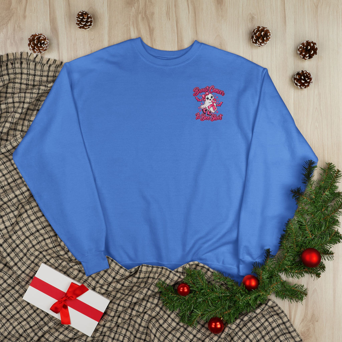 Breast Cancer Awareness Crewneck Sweatshirt – "In October We Wear Pink"