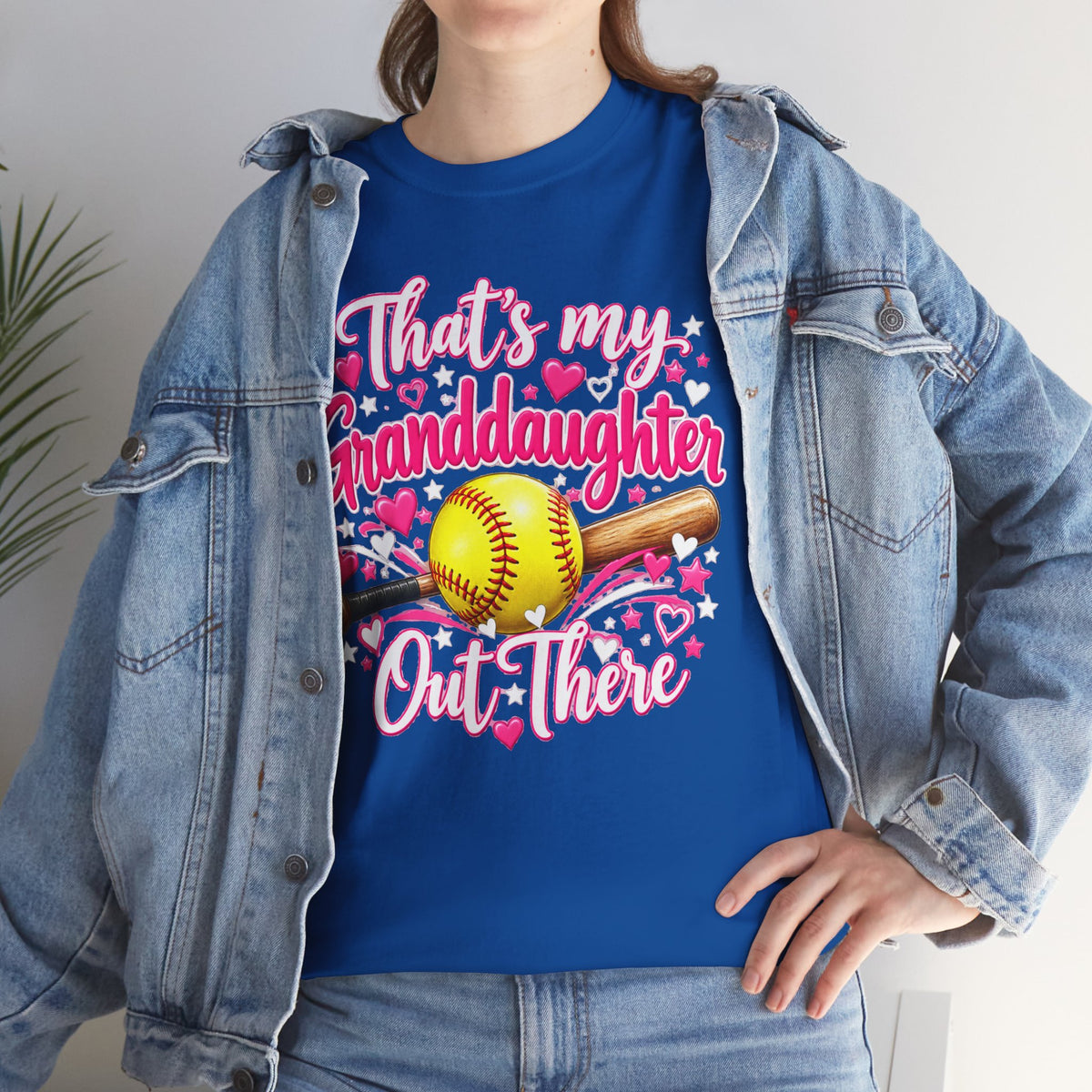 That’s My Granddaughter Out There Softball Grandma T-Shirt