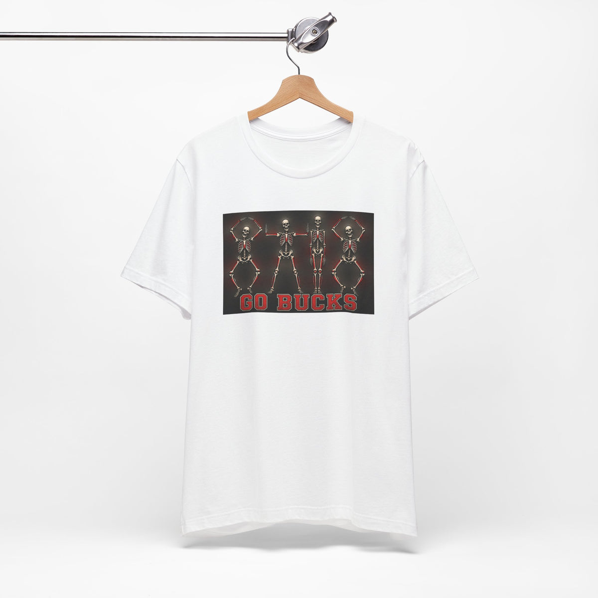 Go Bucks T-Shirt — Dancing Skeletons College Game Day Tee