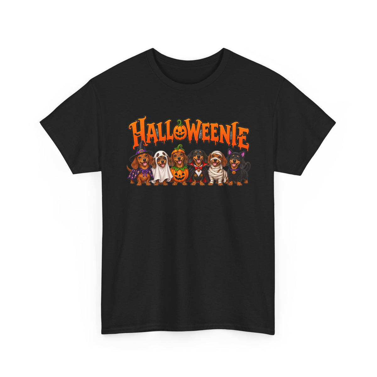 Halloweenie Dachshund T-Shirt | Halloween Dog Graphic