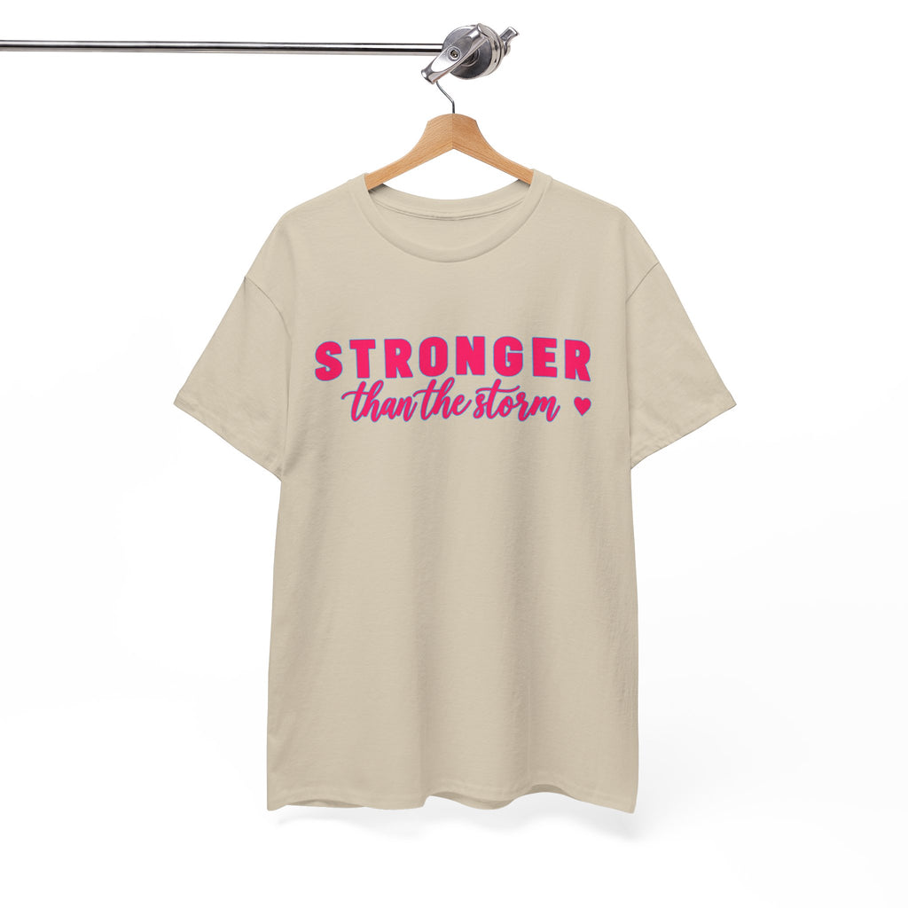 Stronger Than the Storm Tee - Inspirational Women's Resilience T-Shirt