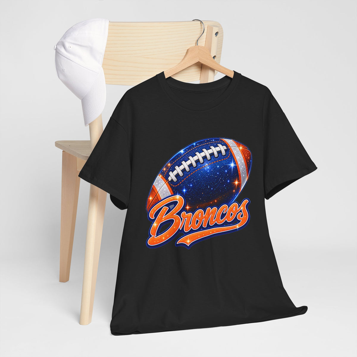 Broncos Football T-Shirt — Galaxy Football Graphic Tee