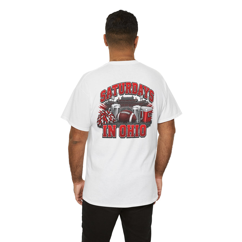 T-Shirt — Saturdays in Ohio Football & Tailgate Tee