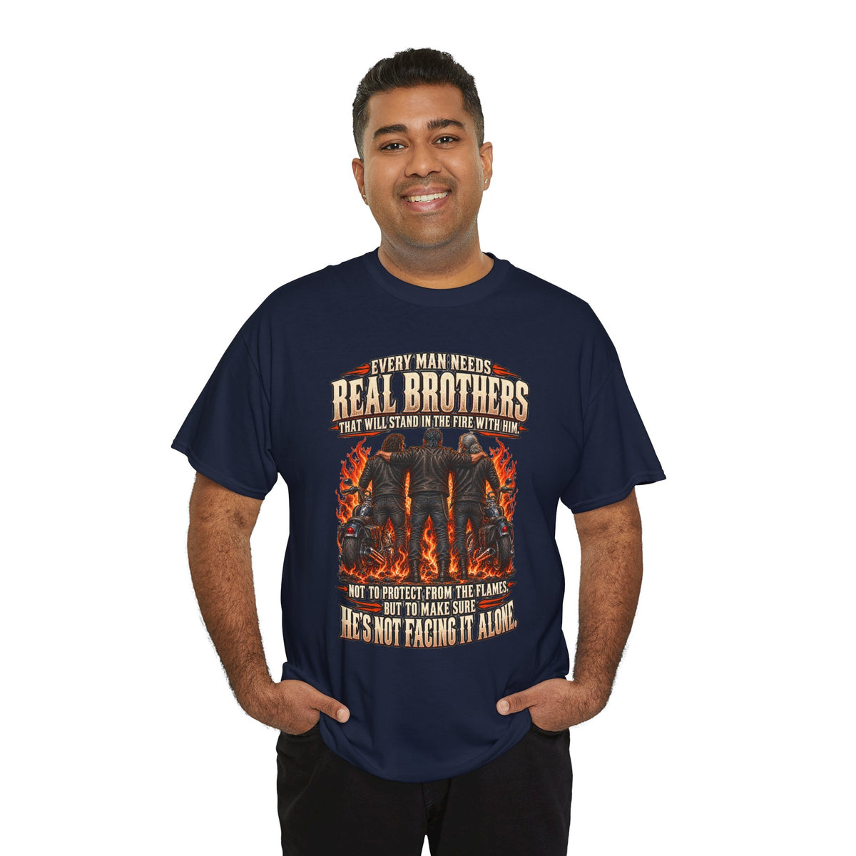 Real Brothers Graphic T-Shirt – Brotherhood and Strength