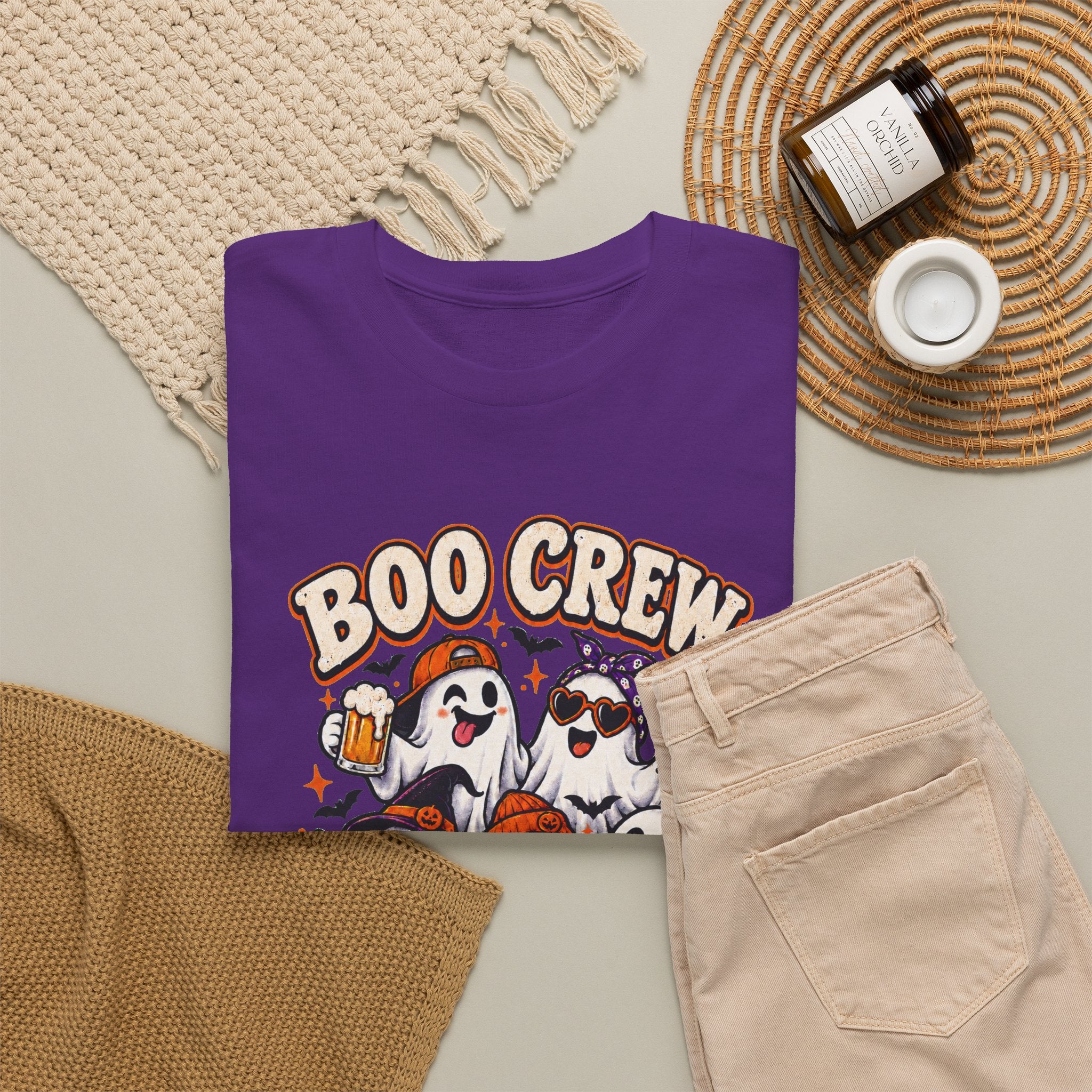 Boo Crew Halloween T-Shirt — “Most Likely to Get Sheet Faced” Funny Ghost Party Tee