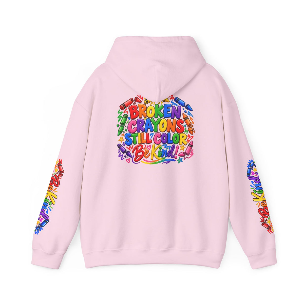 Broken Crayons Still Colorful Rainbow Art Hoodie
