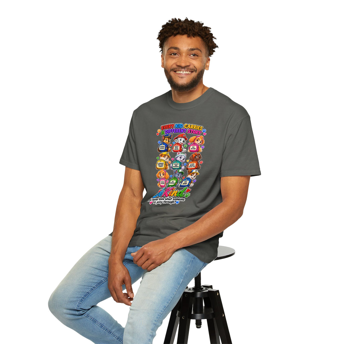 Be Kind Every Kid Carries Inspirational T-Shirt