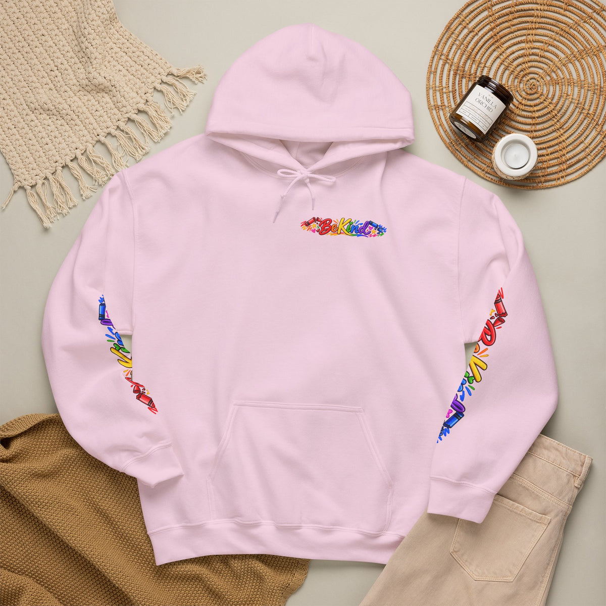 Broken Crayons Still Colorful Rainbow Art Hoodie