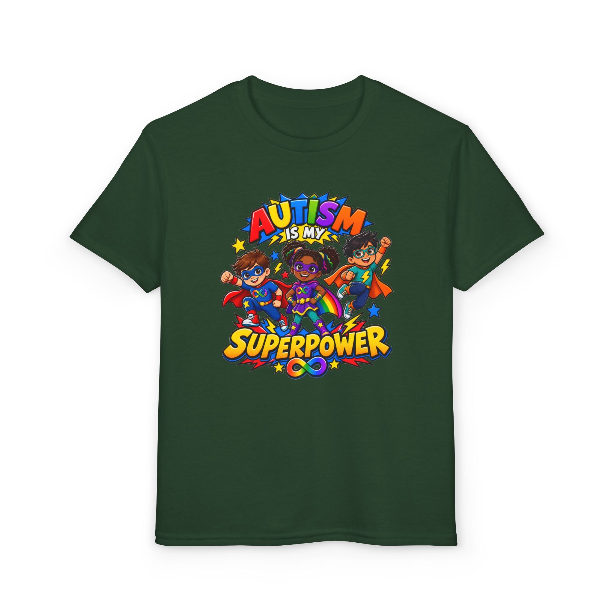 Autism Is My Superpower Youth T-Shirt