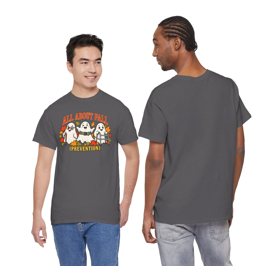 All About Fall (Prevention) Ghost Tee — Cute Halloween Autumn T-Shirt